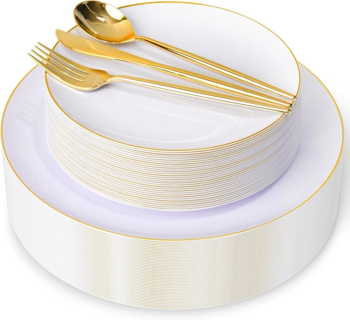 I00000 150Pcs Green Plastic Plates,Premium Disposable Plates for Wedding