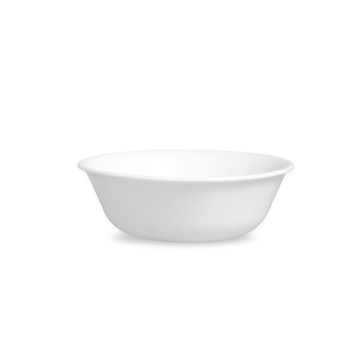 Corelle Vitrelle 8-Piece Dinner Plates Set Triple Layer Glass and Chip Resistant, Lightweight Round Plates, Winter Frost White
