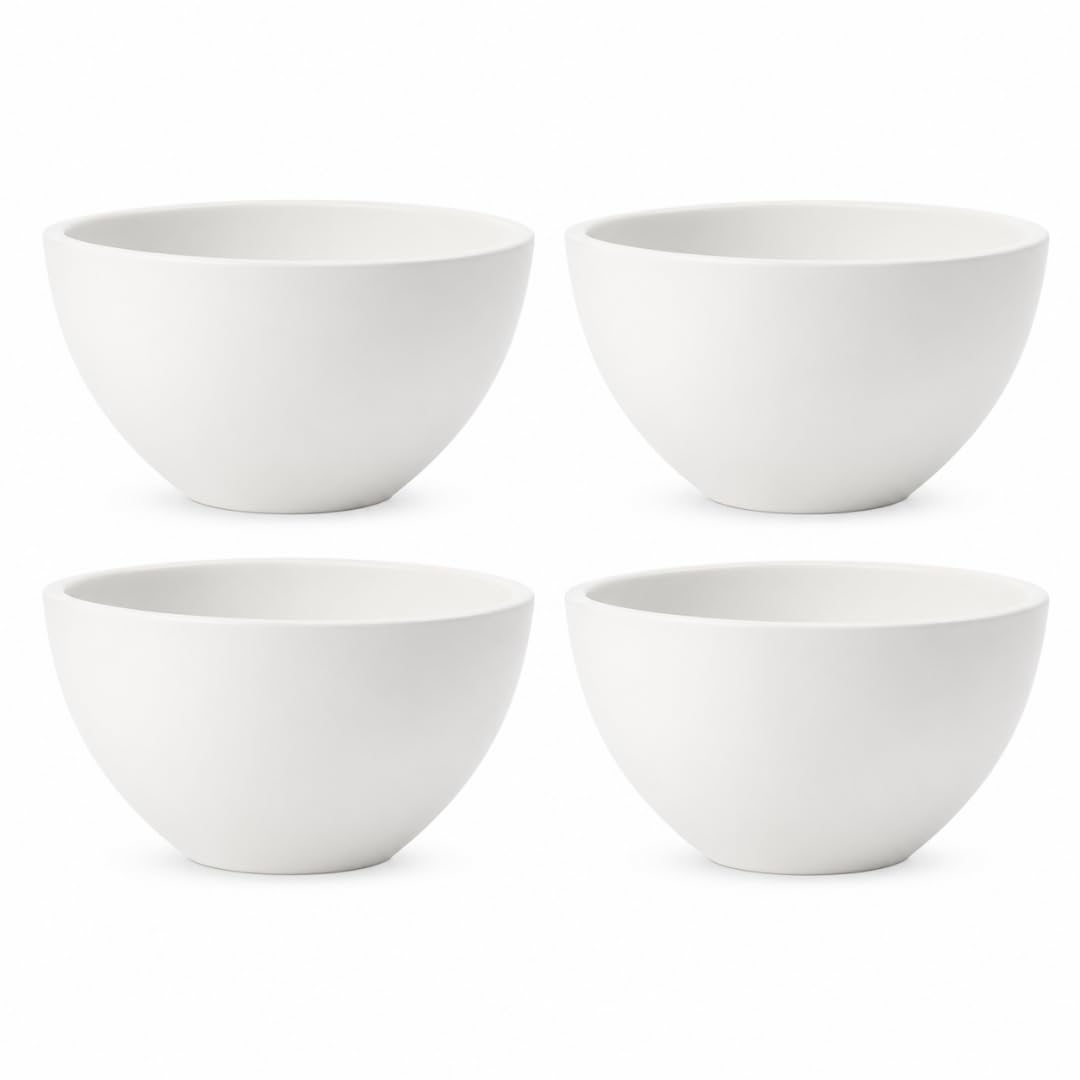 Villeroy & Boch Artesano Original Collection Rice Bowl, Premium Porcelain, Made in Germany, 14.5 oz Capacity, Rich, Creamy White