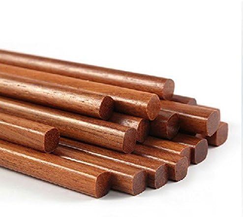 Wooden Chopsticks Reusable Dishwasher Safe Iron Wood 10 Pairs