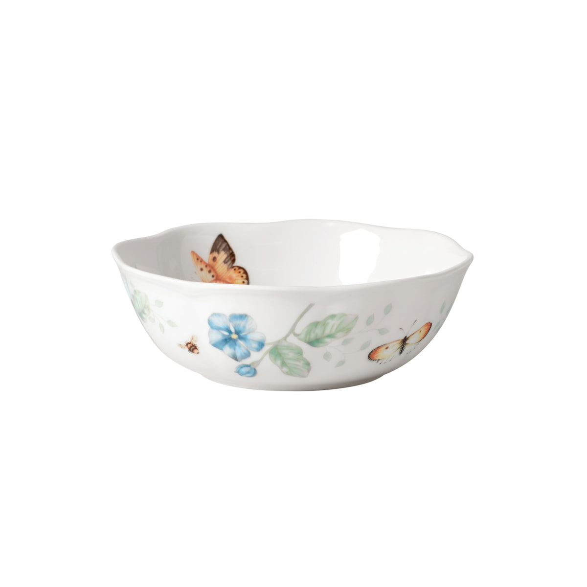 Lenox Butterfly Meadow Porcelain 16oz Rice Bowl Set for 4 (4-Piece)
