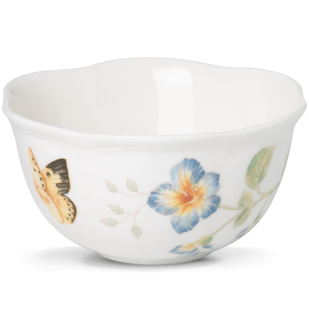 Lenox Butterfly Meadow Porcelain 16oz Rice Bowl Set for 4 (4-Piece)