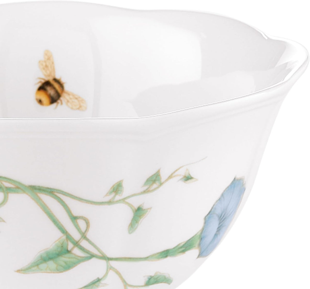 Lenox Butterfly Meadow Porcelain 16oz Rice Bowl Set for 4 (4-Piece)