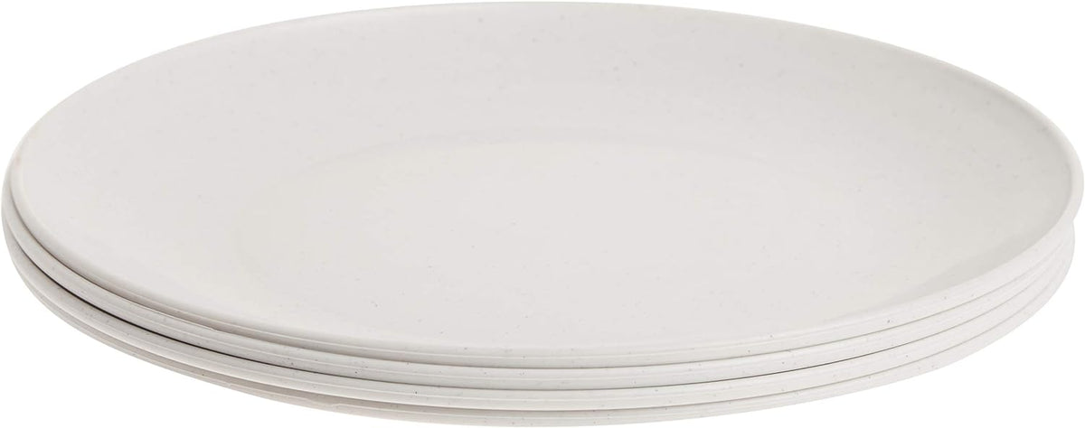 Nordic Ware Polypropylene Plates Microwave Serveware, 10", White