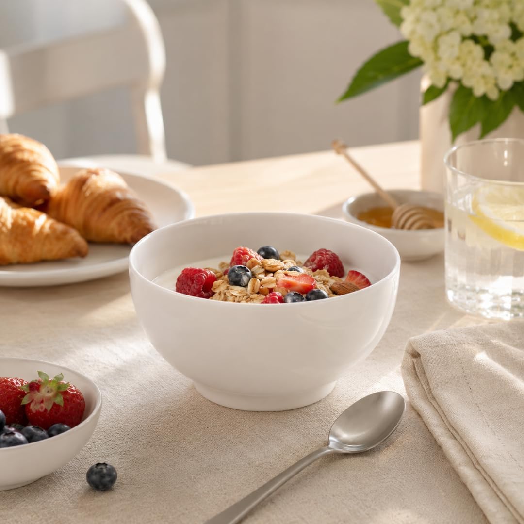Villeroy & Boch New Cottage Basic Rice Bowl, White, 17 oz