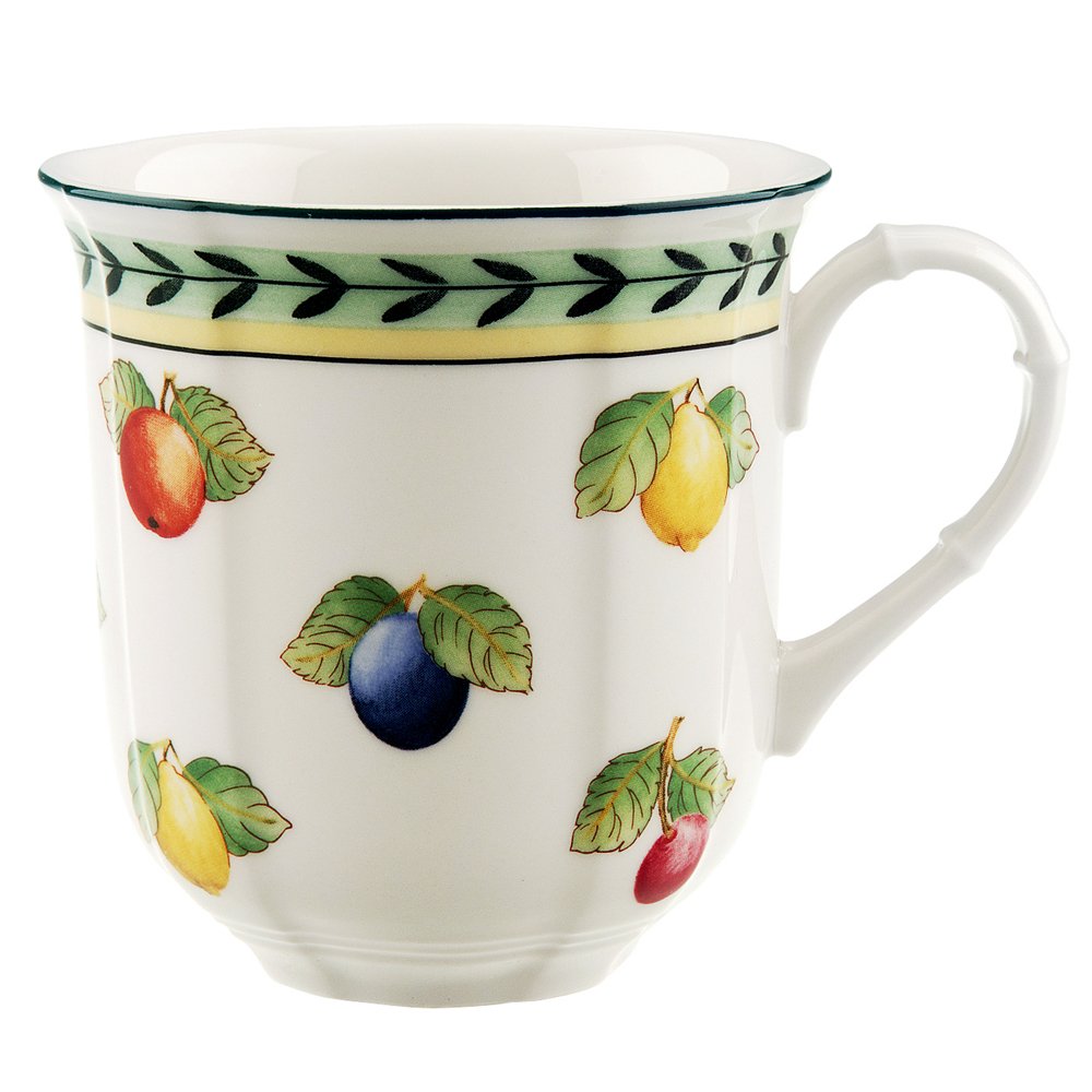 Villeroy & Boch French Garden Fleurence Collection Rice Bowl, Premium Porcelain, Made in Germany, 5.5 x 3 in, 16 oz Capacity, White/Multicolored