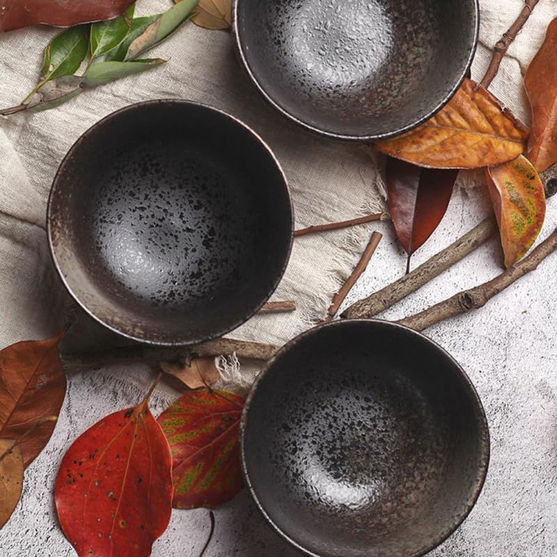 ULTECHNOVO 2 Pack Ceramic Rice Bowls 11.5 Oz Asian Noodle Bowls for Soup Salad Rice Food Storage 4.52 X 4.52 X 2.24 in Kitchen Tableware for Home Dining