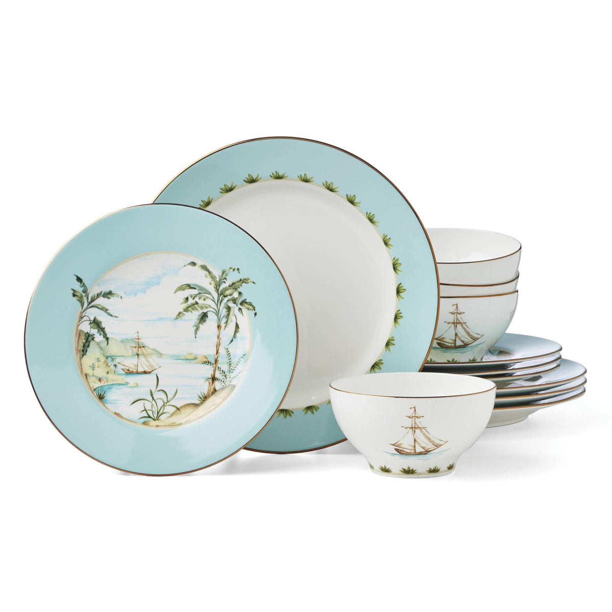 Lenox 897270 British Colonial Tradewind Rice Bowls, Set of 4