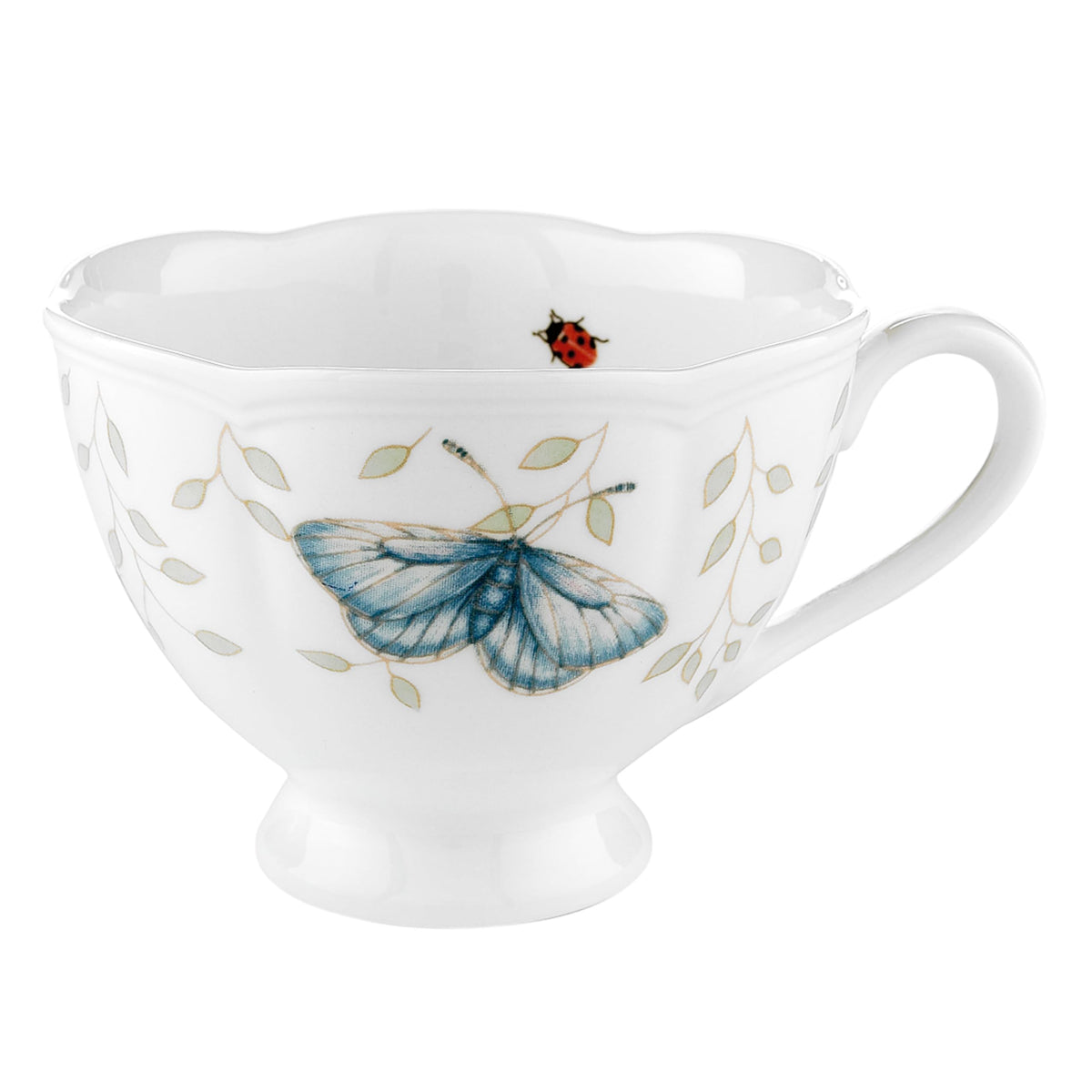 Lenox Butterfly Meadow Porcelain 16oz Rice Bowl Set for 4 (4-Piece)