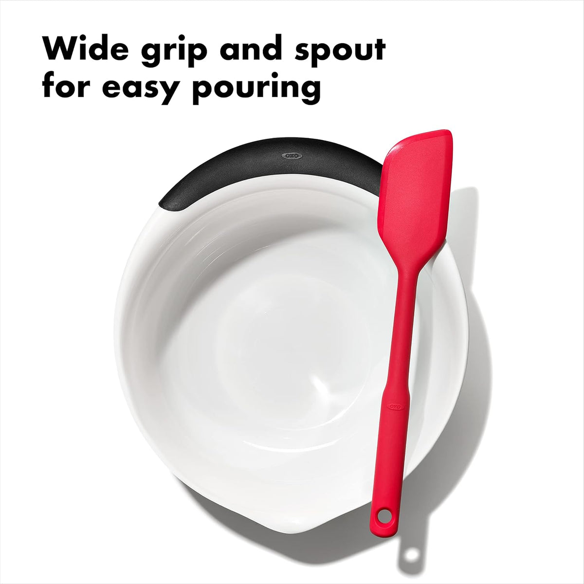 OXO Good Grips Large 5-Quart Mixing Bowl - Black & White