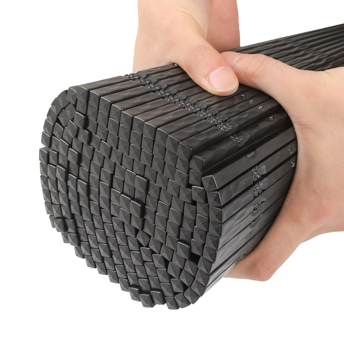 200 Pairs Hexagonal Fiberglass Sushi 24cm/9.4 Inch Dishwasher Safe Non-Slip Chopsticks,Japanese Style Black for Restaurant & Party.