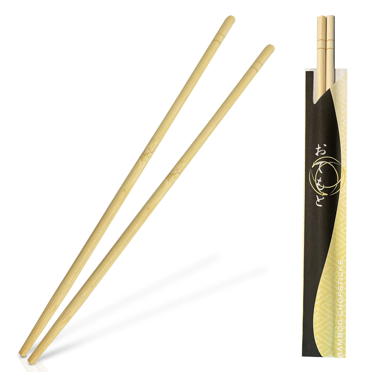 Albino Monkey 200 Round Disposable Bamboo Chopsticks for Sushi (100 Pairs)