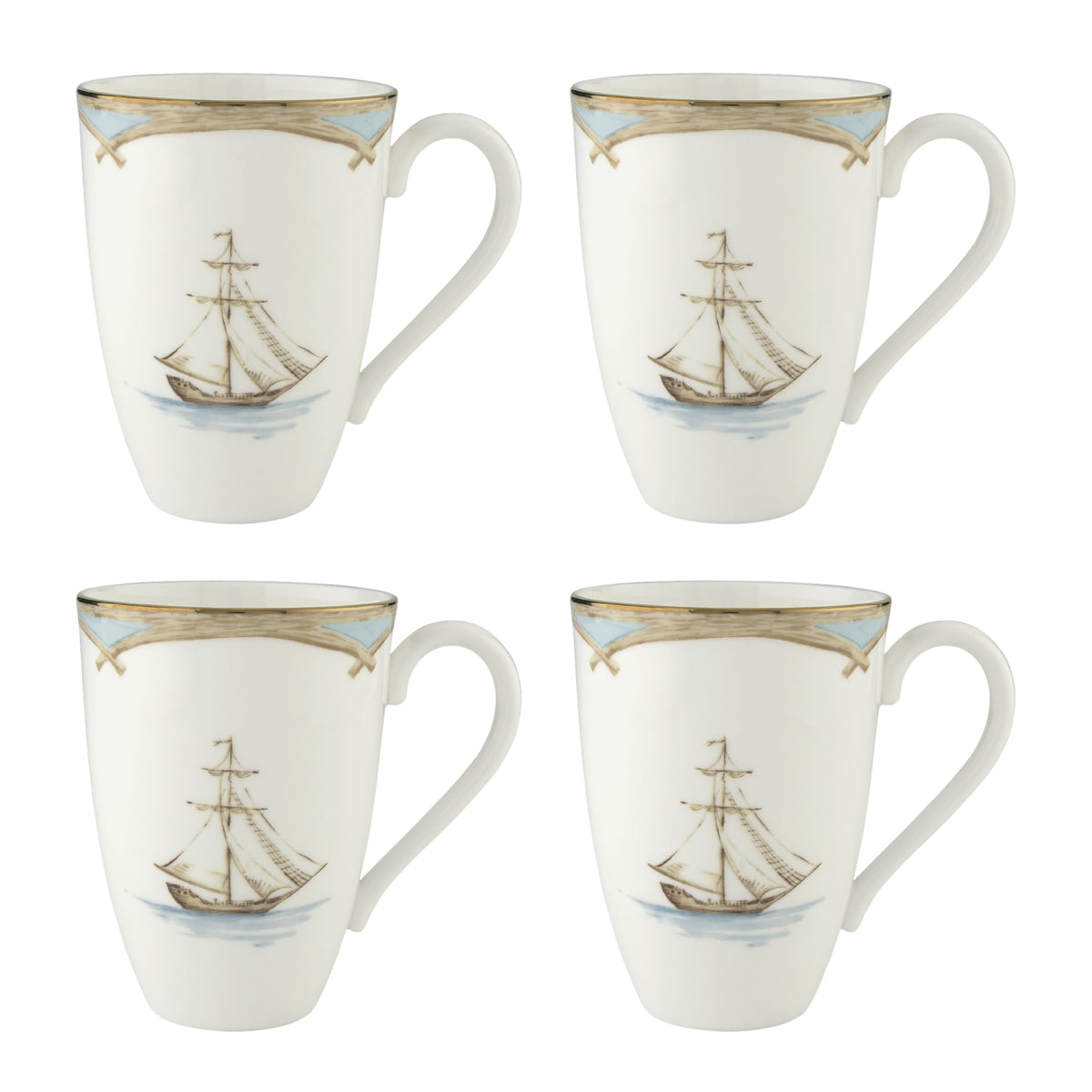 Lenox 897270 British Colonial Tradewind Rice Bowls, Set of 4