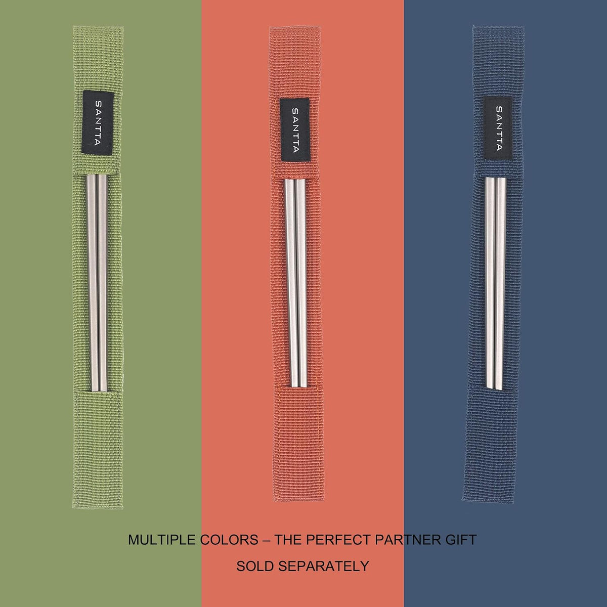 SANTTA Titanium Chopsticks with Portable Carrying Case