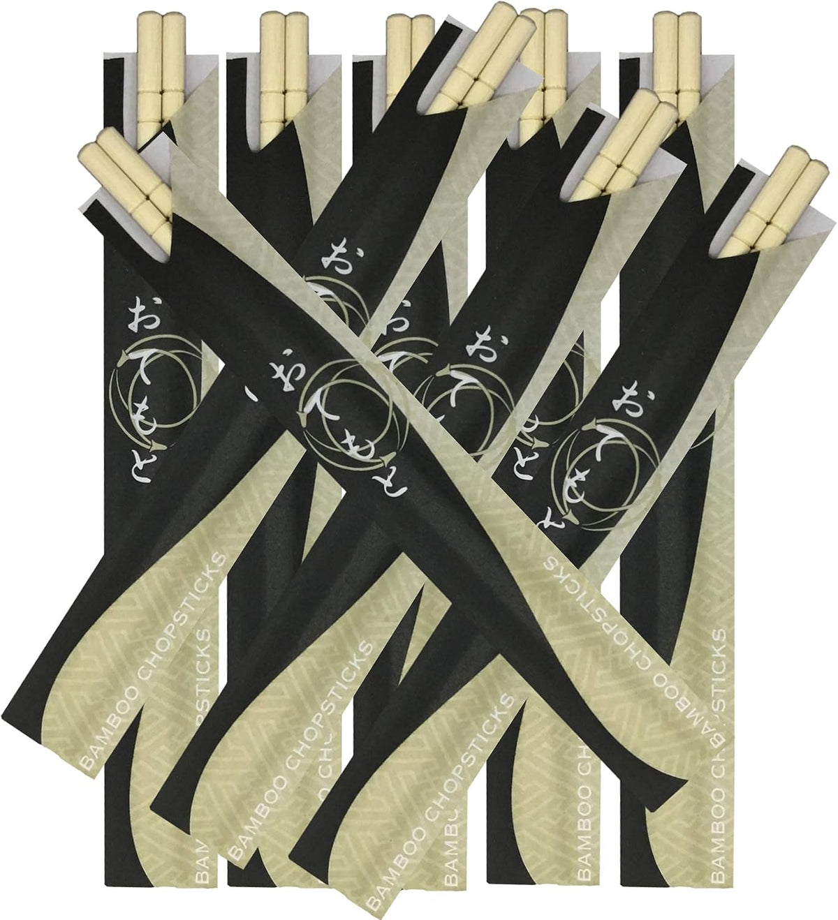 Albino Monkey 200 Round Disposable Bamboo Chopsticks for Sushi (100 Pairs)