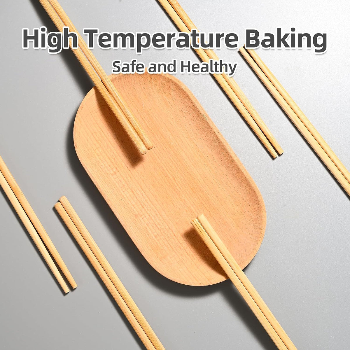 VIWIK 50 Pairs Bamboo Chopsticks, Individually Wrapped Reusable & Disposable Natural Bamboo Chop sticks, Smooth-Finish Bamboo Chopsticks, Splinter-Free, 9 Inch