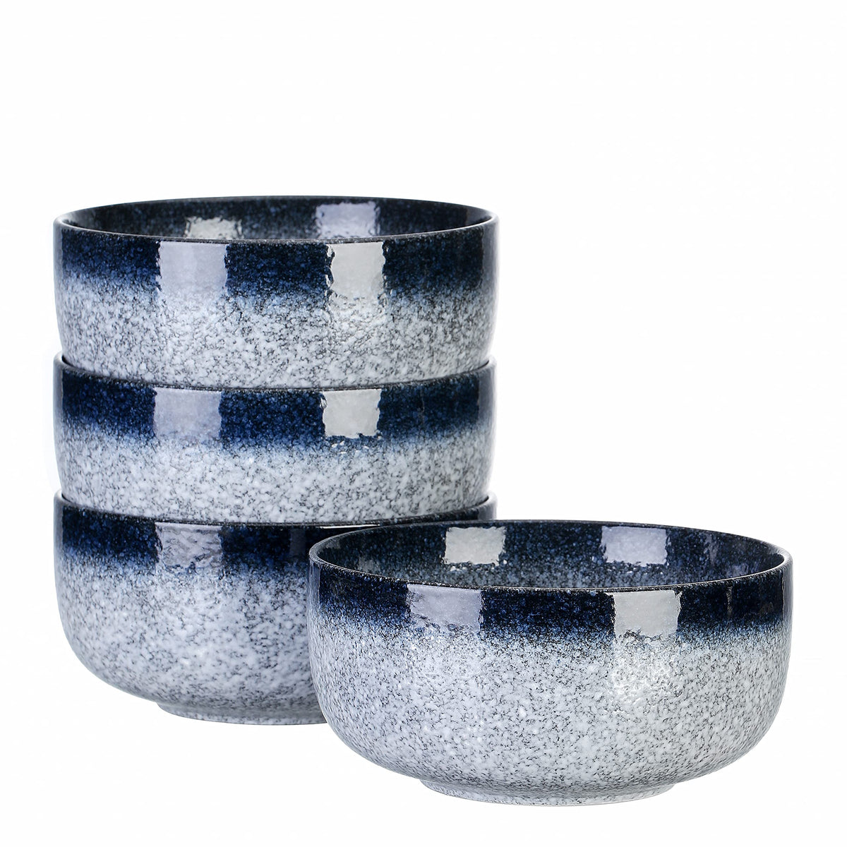 S&Q'S CERAMICS Ceramic Small Bowls for Kitchen, Set of 6, 9 ounces Small Ceramic Bowls for Condiments, Dipping, Side Dishes (Glazed Matte Off-White)…