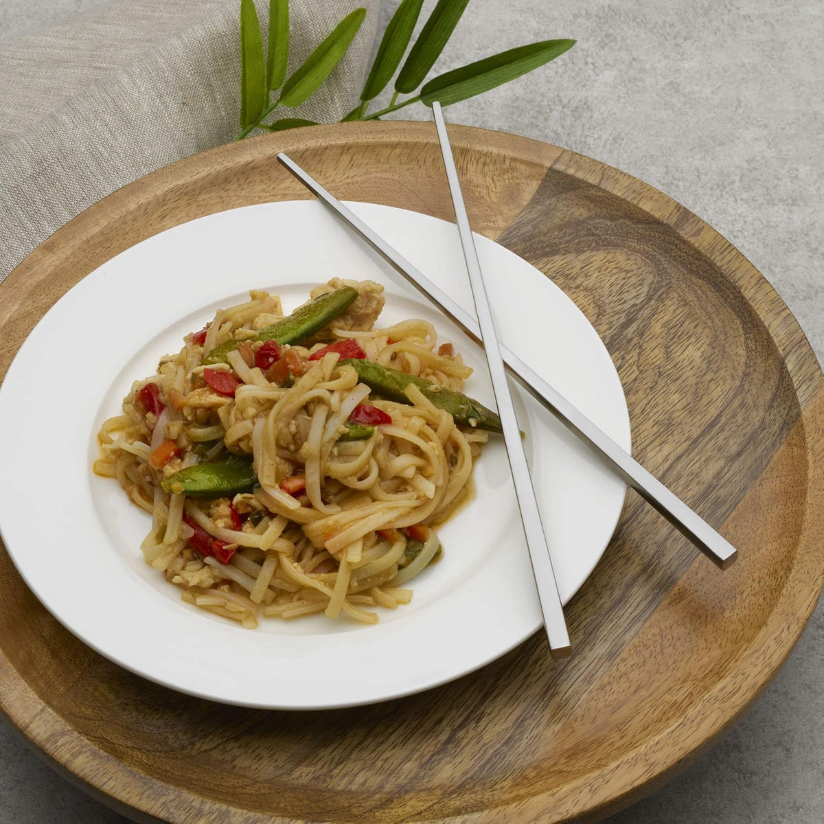 Studio Nova 18/10 Stainless Steel Chopsticks Set of 4 Pairs